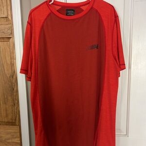 American Eagle Outfitters Men's Vibrant Orange athletic shirt
